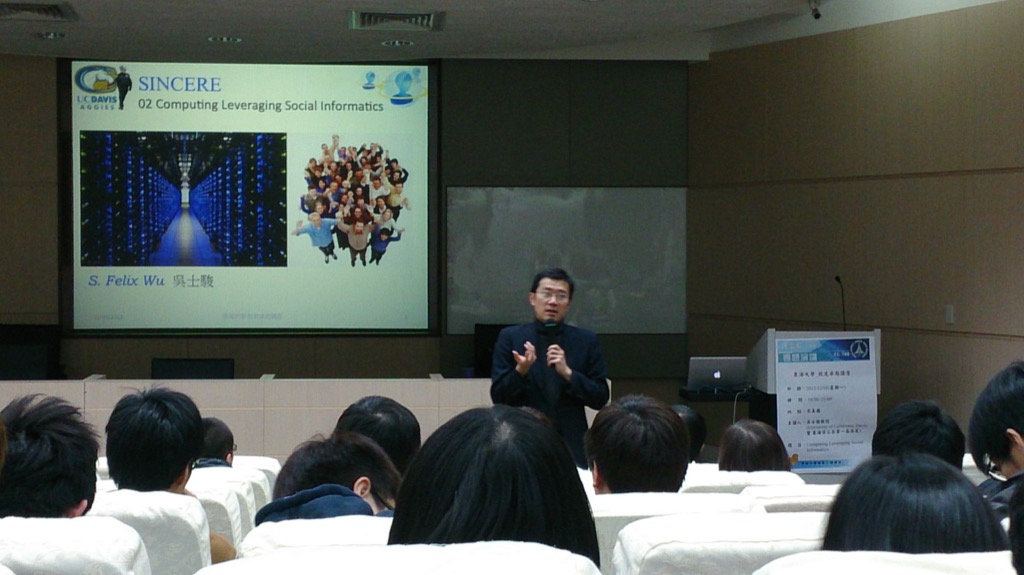 校友卓越講座#2 Computing Leveraging Social Informatics